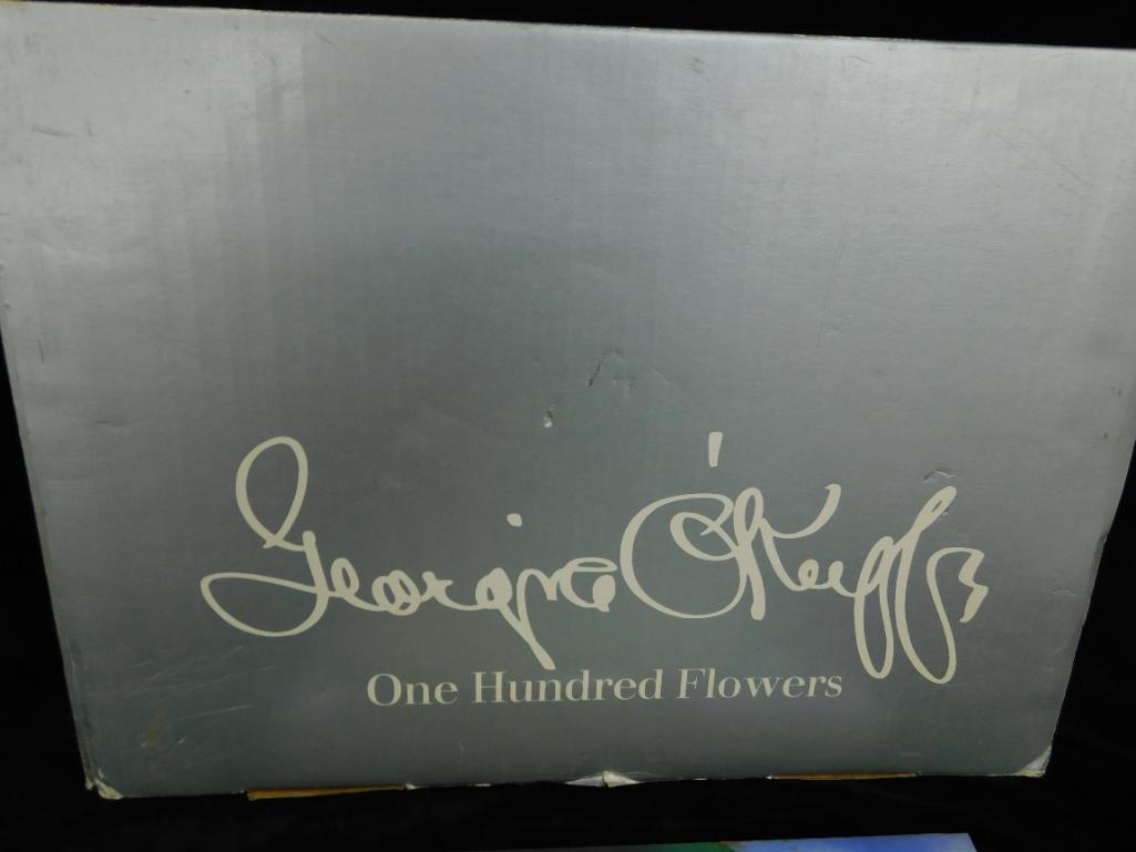 Georgia O'Keefe - Book - One Hundred Flowers - Original Box