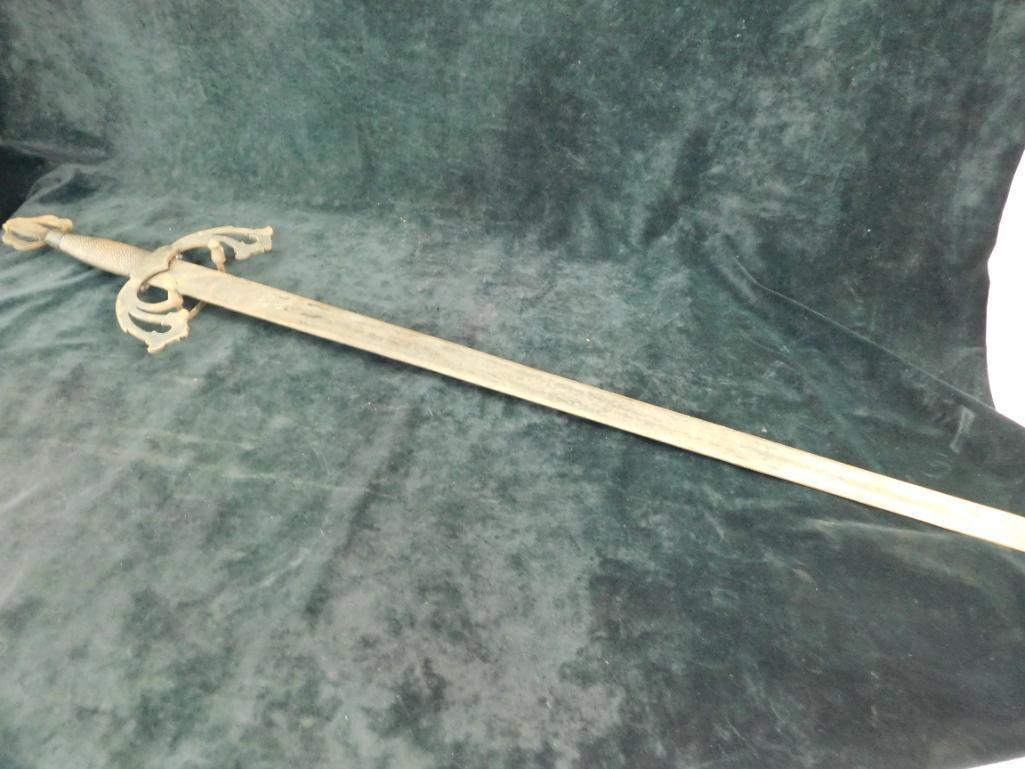 Sword - Marked "Made in Spain" - Toledo - 41" x 8.5"