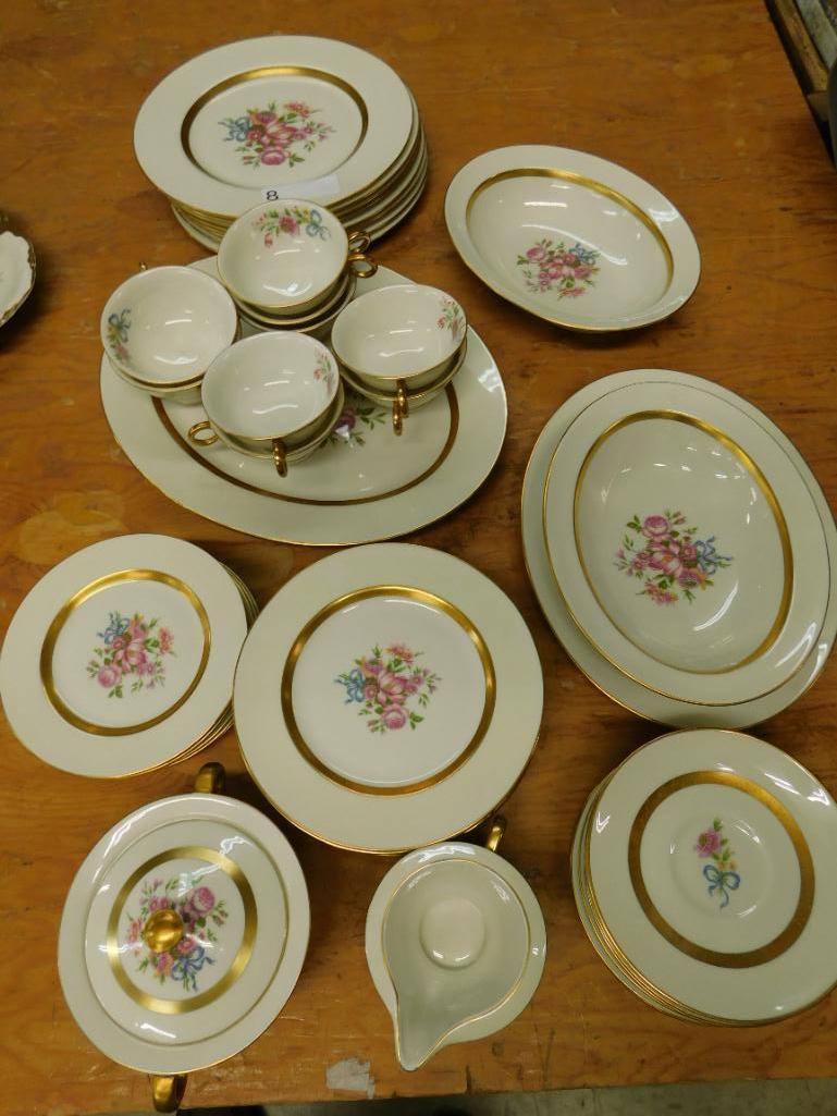 38 piece - Theodore Haviland China Set - Kenmore Pattern