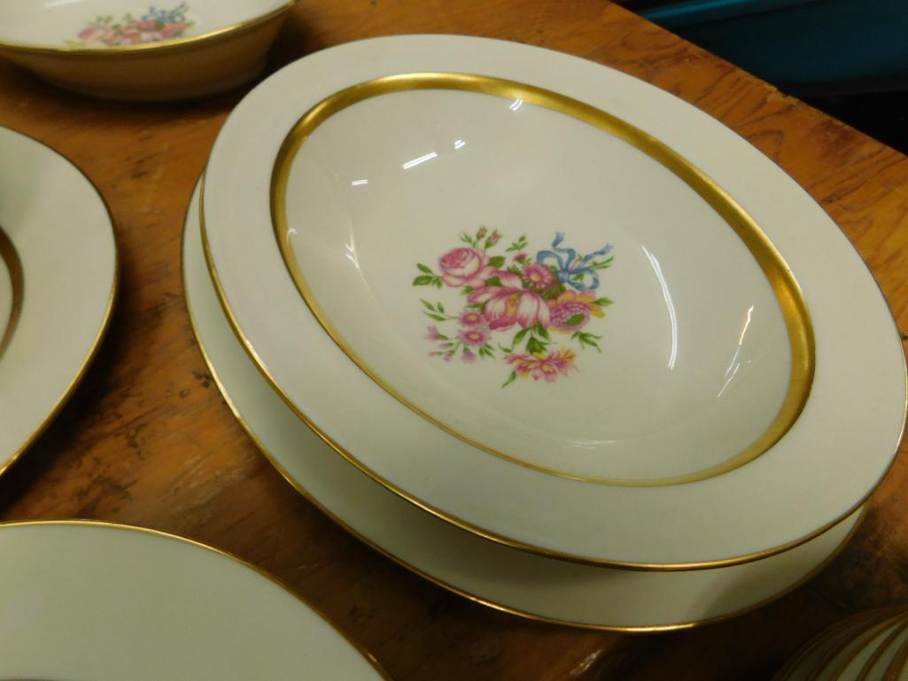 38 piece - Theodore Haviland China Set - Kenmore Pattern