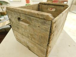 Vintage Swimley Box Co. - "H.F. Byrd" Wood Apple Crate - Virginia - 13" x 18" x 15"