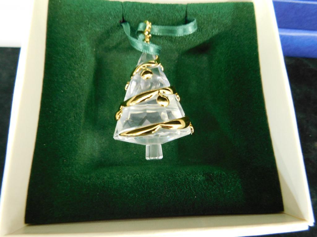 Group of 3 Swarovski Christmas Ornaments - 2001 and 2002 Snowflake