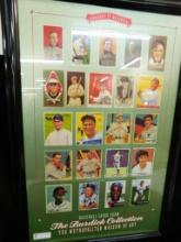 Legends of Baseball Framed Poster - "The Burdick Collection" - 38" x 26"