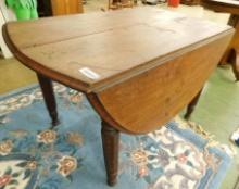 Walnut Drop Side Country Table