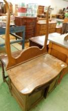 Oak Washstand - Missing Mirror