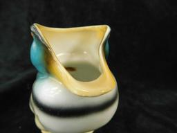 Royal Bayreuth Porcelain - Bavaria - 3 Pitcher / Creamers - Eagle - Duck - Parrot