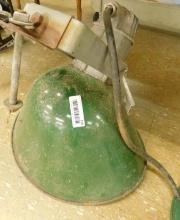 Green Enameled Outdoor Light - Wall Hung - 24" x 15" x 18.5" - #1
