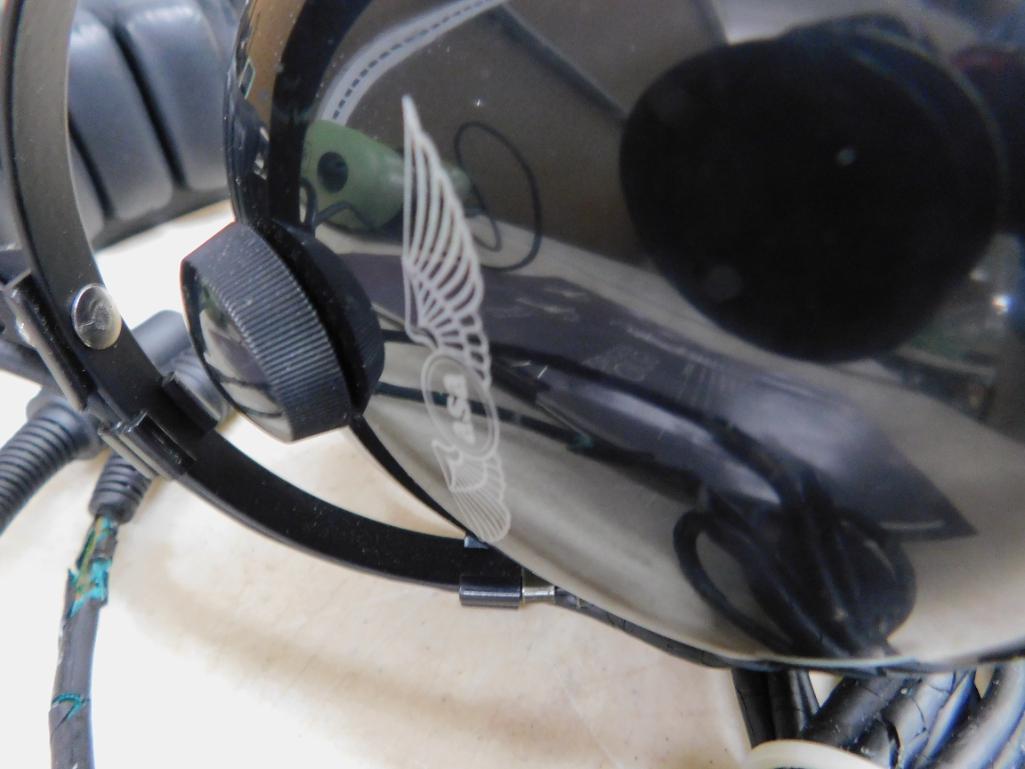 3 Sets Of Flight Headsets - All Working - 1-David Clarck Co. - 2-ASA - Plus Extras