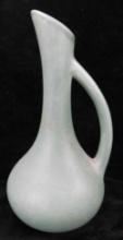Vintage Unmarked Pottery - Green Glaze Ewer - 7.5" x 4"