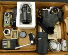 Vintage Honeywell Pentax Camera - Lenses - Flash - Light Meters