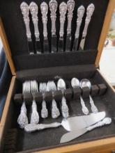 Sterling Silver - Reed And Barton - Francis I - Flatware Set - Original Wood Case