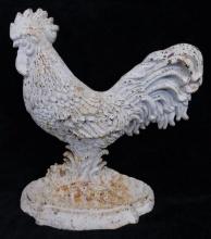 Cast Iron Rooster Door Stop - 12" x 11" x 3"