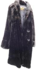 3/4 Length Real Fur Coat - Baer Fur Shop Brooklyn - Needs Repair on Shoulder