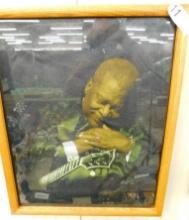 2002 Framed BB King King Road Show T-Shirt - 20.5" x 17"
