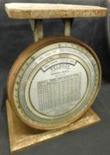 Vintage Pelouze Speed Mail Scale - 10# by Ounces - 10" x 8.25" x 6"