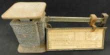 Vintage Triner Balance Mail Scale - 7" x 16" x 6"