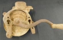 Vintage AH. Patch Inc - Black Hawk Cast Iron Grinder - 11" x 11" x 5"