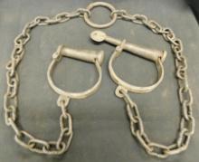 Vintage Steel Shackle - Wrist Or Ankle - with Keys