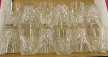 Group of 12 Cut Lead Crystal 4" Glasses
