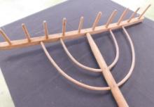 Vintage Wood Hay Rake - 76" x 27"