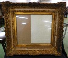 Vintage Carved Wood Ornate Frame - 19" x 17.25"