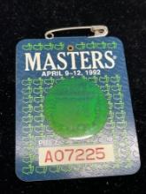 1992 Masters badge