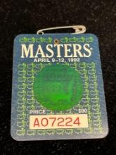 1992 masters badge