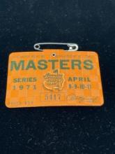 1971 Masters badge