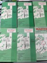 A lot of eight masters spectator guides