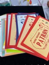 lot of Masters parking permits various years