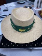 Masters hat with 12 commemorative pins