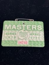1978 Masters badge