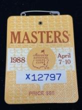 1988 Masters badge
