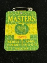 1980 Masters badge