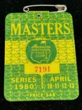 1980 Masters badge