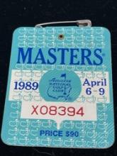 1989 Masters badge