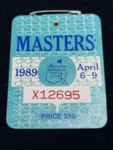 1989 Masters badge