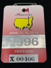 1996 Masters badge