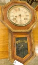 Coca Cola Clock - Pendulum and Key - 22.5" x 4.5" x 12"