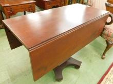 Empire Drop Side Mahogany Table - 28" x 42" x 41"