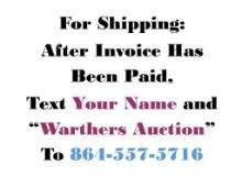 DO NOT BID!!! FOR INFORMATION ONLY