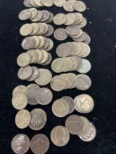lot of 80 1959 Jefferson nickels