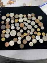 lot of foreign coins