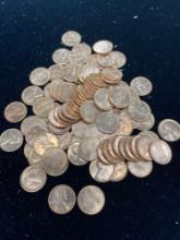 lot of 100 1960-D Small date Lincoln pennies