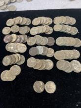 lot of 80 1959 Jefferson Nickels
