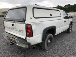 2003 Chevrolet Silverado C2500 w/Campershell on Be