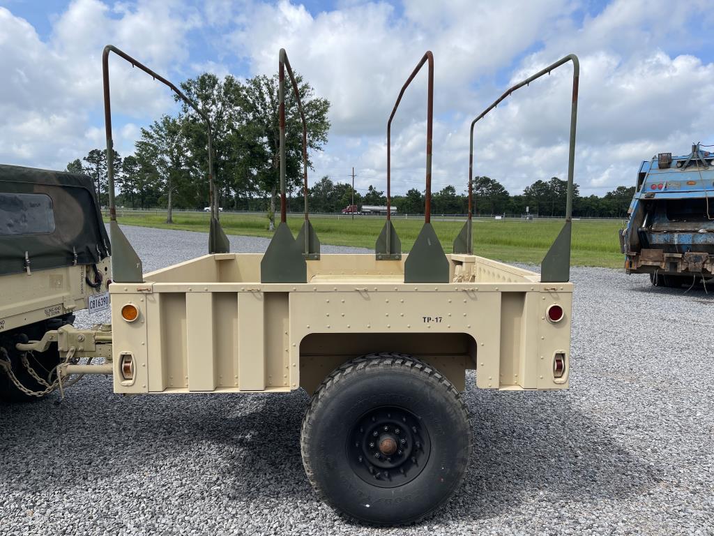 2010 M1101 Single Axle Military Trailer