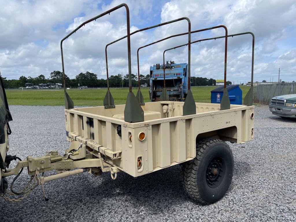 2010 M1101 Single Axle Military Trailer