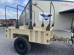 2010 M1101 Single Axle Military Trailer