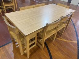Wooden Table & Chairs